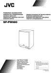 JVC SP-PW880 User's Manual
