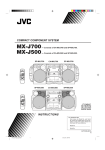 JVC SP-MXJ500 User's Manual