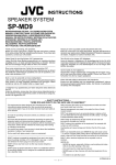 JVC SP-MD9 User's Manual