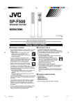 JVC SP-F508 User's Manual
