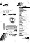 JVC SHOWVIEW HR-J880EU User's Manual