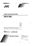 JVC RX-F10S User's Manual