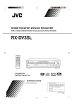 JVC RX-DV3SL User's Manual