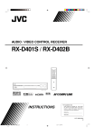 JVC RX-D401S User's Manual