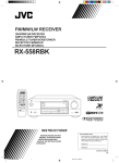 JVC RX-558RBK User's Manual