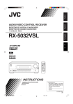 JVC RX-5032VSL User's Manual