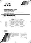 JVC RV-DP100BK User's Manual
