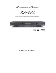 JVC RS-VP2 User's Manual