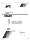 JVC RD-T5BU User's Manual