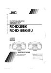 JVC RC-BX15BU User's Manual