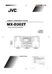 JVC MX-D302T User's Manual