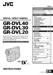 JVC MINIDV GR-DVL30 User's Manual