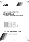 JVC UX-GB9DAB User's Manual
