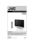 JVC LT-26WX84 User's Manual