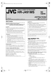 JVC LPT0684-001A User's Manual