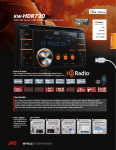 JVC KW-HDR720 Specification Sheet