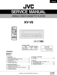 JVC KV-V8 User's Manual