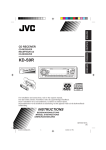 JVC KD-S9R User's Manual