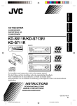 JVC KD-S711R User's Manual
