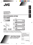 JVC KD-S700 User's Manual