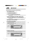 JVC KD-S550 Installation Manual
