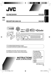 JVC KD-S25 User's Manual