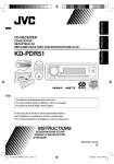 JVC KD-PDR51 User's Manual