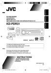 JVC KD-PDR31 User's Manual