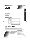 JVC KD-LX330R User's Manual