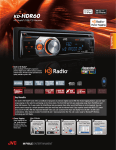 JVC KD-HDR60 Specification Sheet