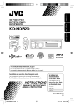 JVC KD-HDR20 Instruction Manual
