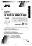 JVC KD-G332 User's Manual