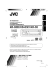 JVC KD-G3 User's Manual