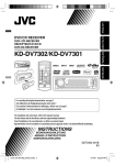 JVC KD-DV7302 User's Manual
