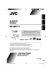 JVC KD-DB711 User's Manual