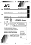 JVC KD-AR390 Instruction Manual