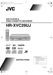 JVC HR-XVC29UJ User's Manual