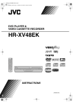 JVC HR-XV48EK User's Manual