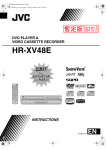 JVC HR-XV48E User's Manual