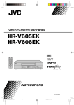 JVC HR-V606EK User's Manual