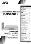 JVC HR-S9700EK User's Manual