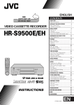 JVC HR-S9500E User's Manual