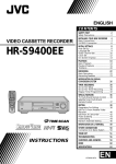 JVC HR-S9400EE User's Manual