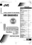 JVC HR-S8850EU User's Manual