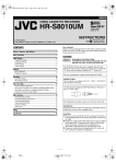 JVC HR-S8010UM User's Manual