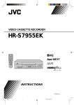 JVC HR-S7955EK User's Manual