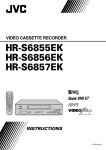 JVC HR-S6855EK User's Manual