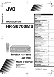JVC HR-S6700MS User's Manual