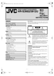 JVC HR-S3902/3912U User's Manual