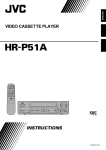 JVC HR-P51A User's Manual